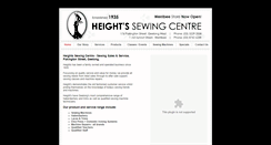Desktop Screenshot of heightsewing.com.au